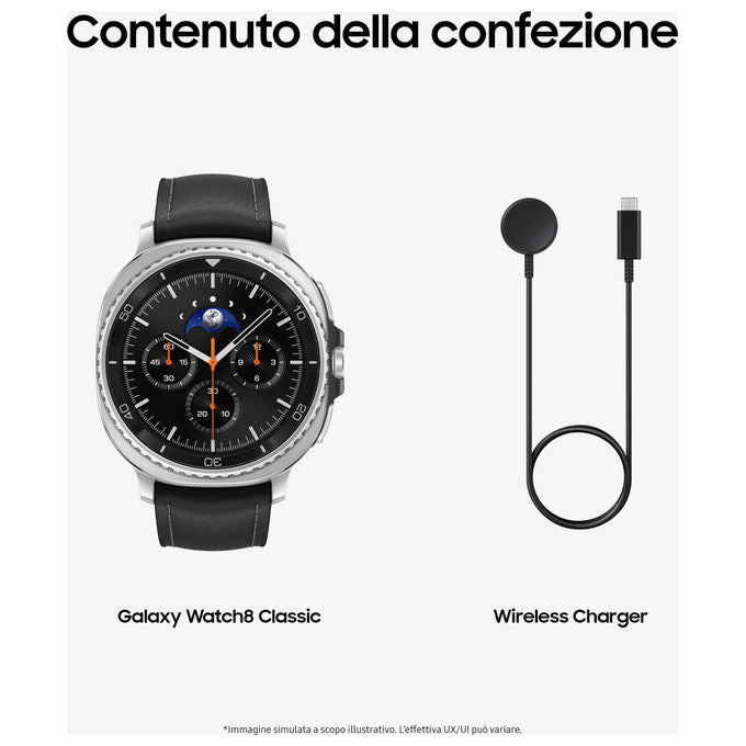 Samsung Galaxy Watch8 Classic 46mm Bluetooth Nero