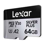Lexar Professional Silver Plus 64GB MicroSDXC UHS-I Classe 3
