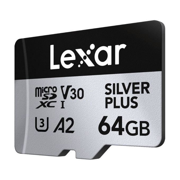 Lexar Professional Silver Plus 64GB MicroSDXC UHS-I Classe 3