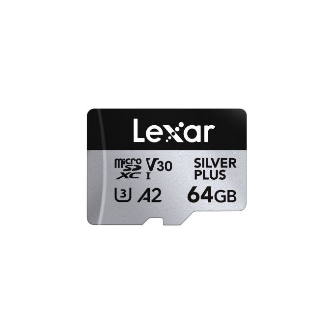 Lexar Professional Silver Plus 64GB MicroSDXC UHS-I Classe 3