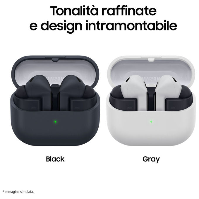 Samsung Galaxy Buds3 FE Auricolari Wireless Neri con Audio 360 e Gemini AI
