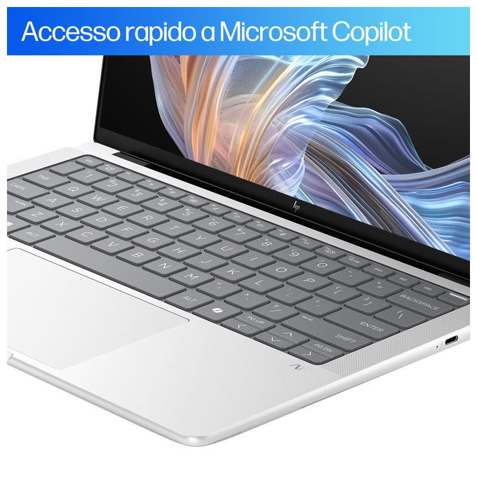 HP B68YVET EliteBook X G1a Notebook 14'' OLED Touch AMD Ryzen AI 7 PRO 360 32GB RAM 1TB SSD NVMe Wi-Fi 7 Windows 11 Pro colore Argento
