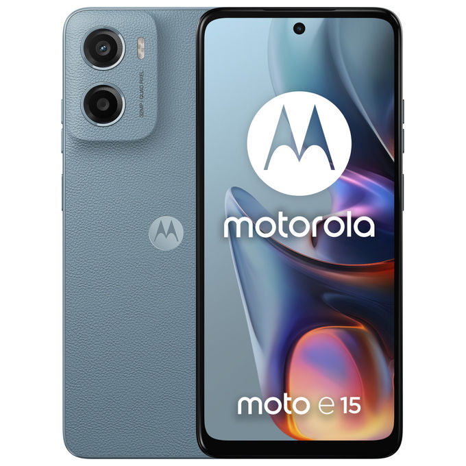 Motorola Moto E15 Smartphone 6.67'' 2GB-64GB Doppia SIM Blu