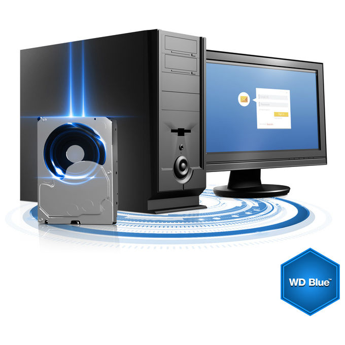 Western Digital Blue 1Tb Sata III Hdd 3.5'' 7200Rpm