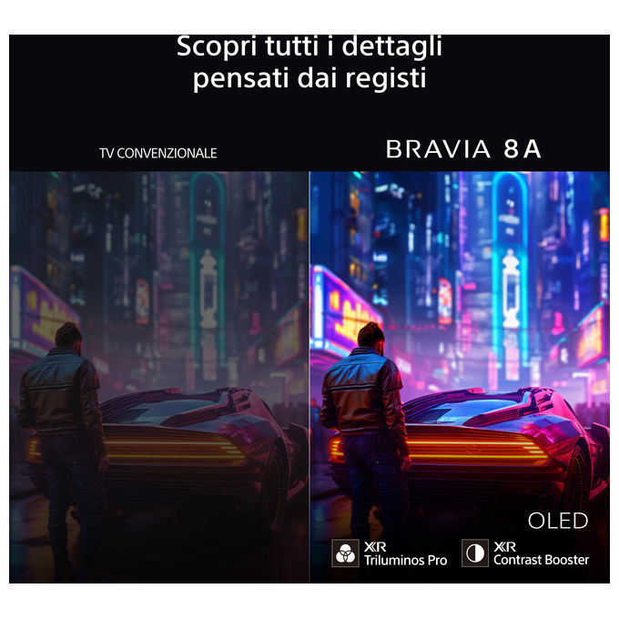Sony BRAVIA XR XR8A 77'' (195cm) 4K Ultra HD Smart TV Nero