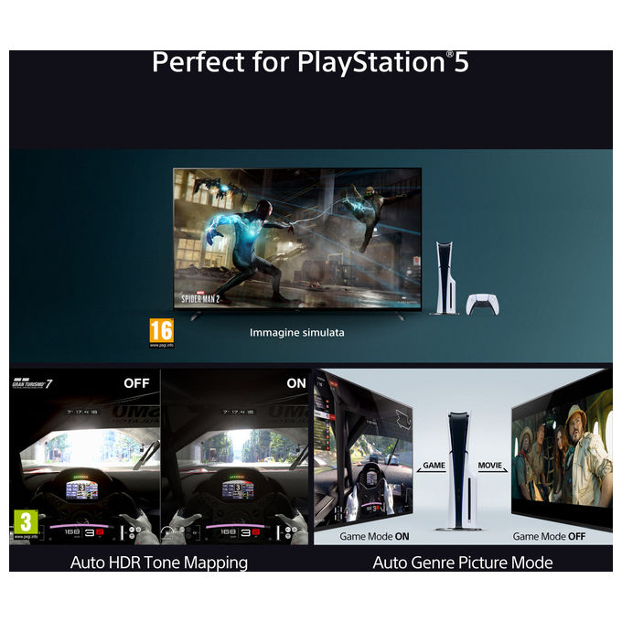 Sony BRAVIA XR XR8A 77'' (195cm) 4K Ultra HD Smart TV Nero