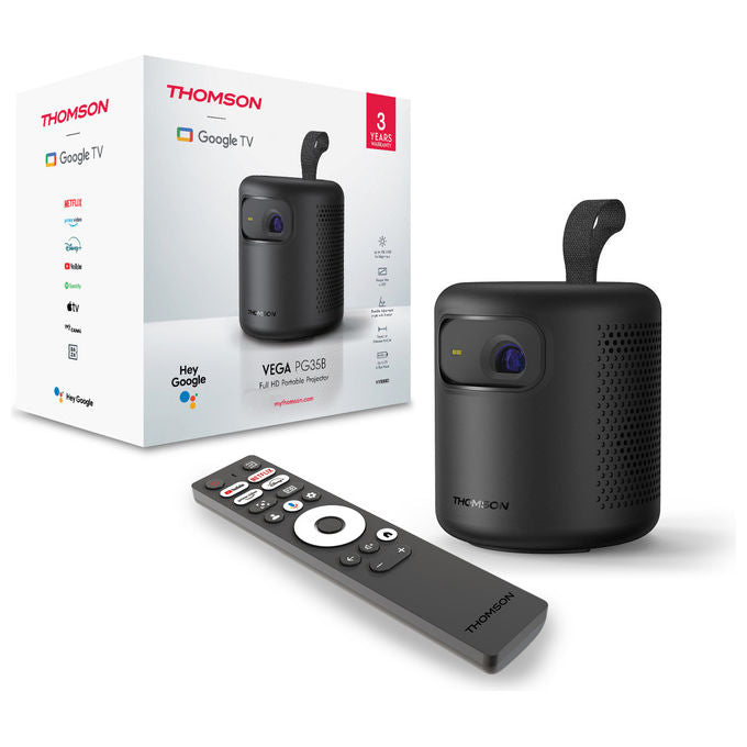 Thomson Vega proiettore 4K UHD 600 ANSI Lumen nero