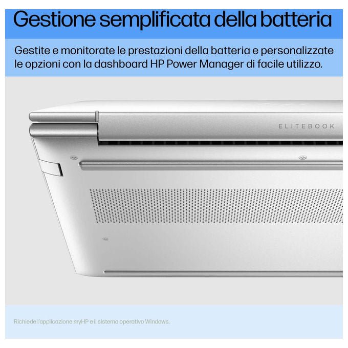 HP EliteBook 640 G11 Notebook Intel Core Ultra 7 16GB 512GB SSD 14 pollici Argento colore Argento
