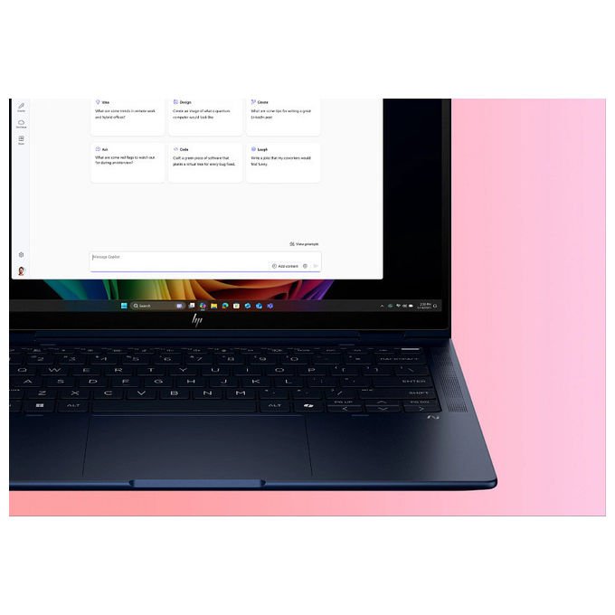 HP B69A8ET EliteBook X Flip G1i Notebook Ibrido 2in1 14'' Intel Core Ultra 7 258V 32GB SSD 1TB Wi-Fi 7 5G Windows 11 Pro colore Blu
