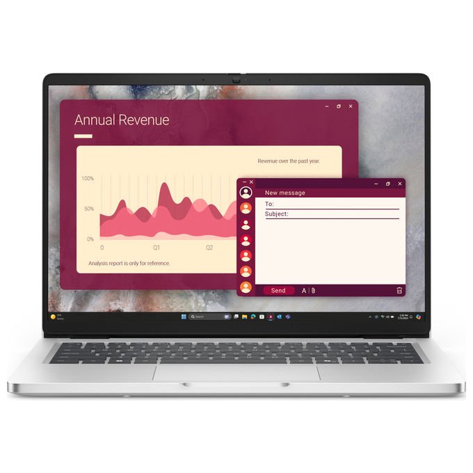 Dell Pro PC14250 Notebook Intel Core Ultra 7 14'' Windows 11 Pro
