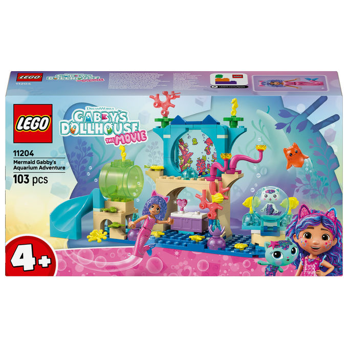 Lego Gabby's Dollhouse Avventura nell'acquario di Gabby Sirena 11204