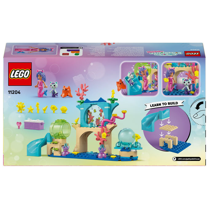 Lego Gabby's Dollhouse Avventura nell'acquario di Gabby Sirena 11204