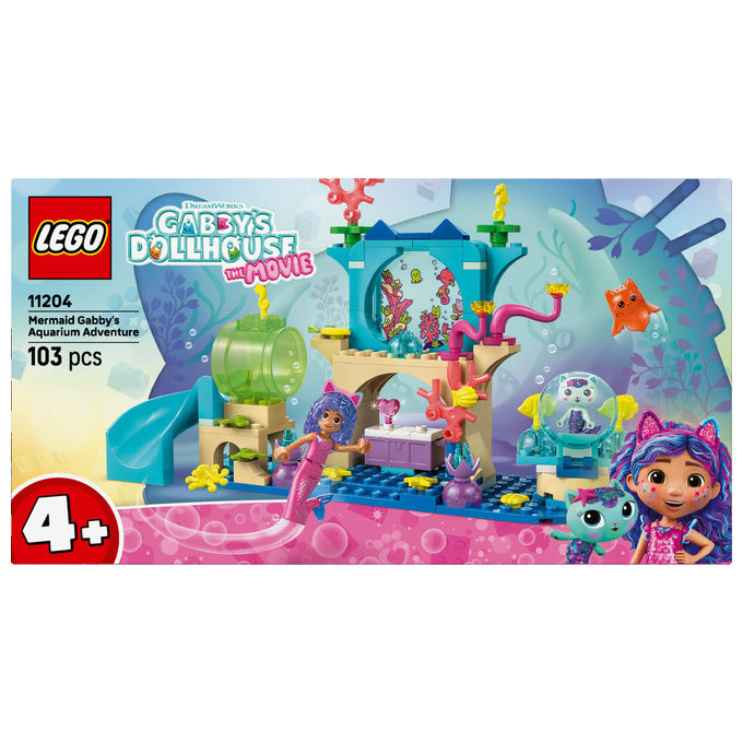 Lego Gabby's Dollhouse Avventura nell'acquario di Gabby Sirena 11204