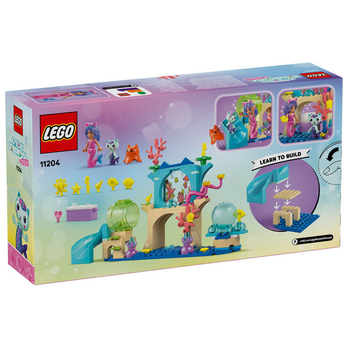 Lego Gabby's Dollhouse Avventura nell'acquario di Gabby Sirena 11204