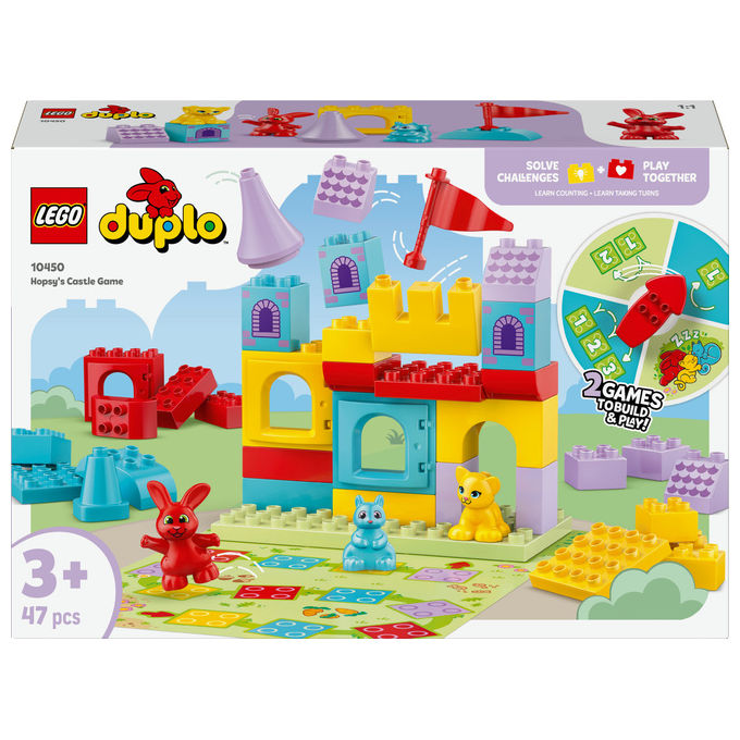 Lego Duplo Gioco al Castello con Salterello, Set Costruzioni Multicolore