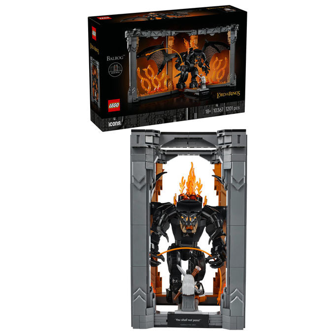 LEGO Icons Il Signore degli Anelli Book Nook del Balrog