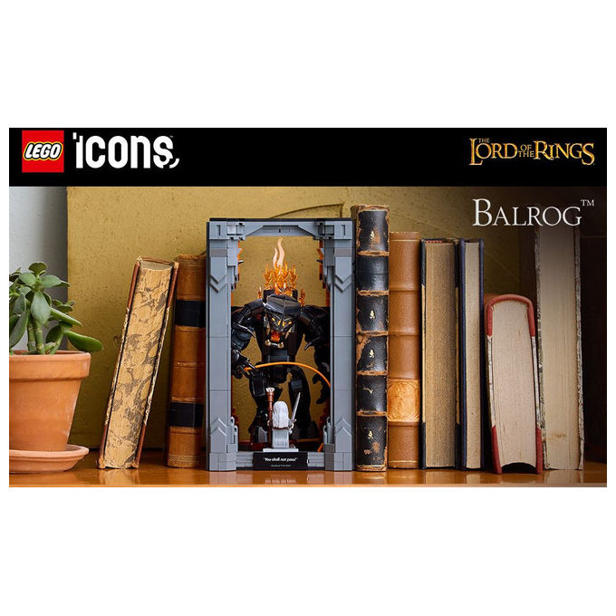 LEGO Icons Il Signore degli Anelli Book Nook del Balrog