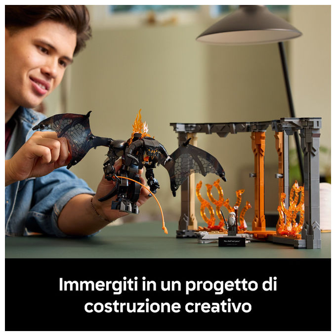LEGO Icons Il Signore degli Anelli Book Nook del Balrog