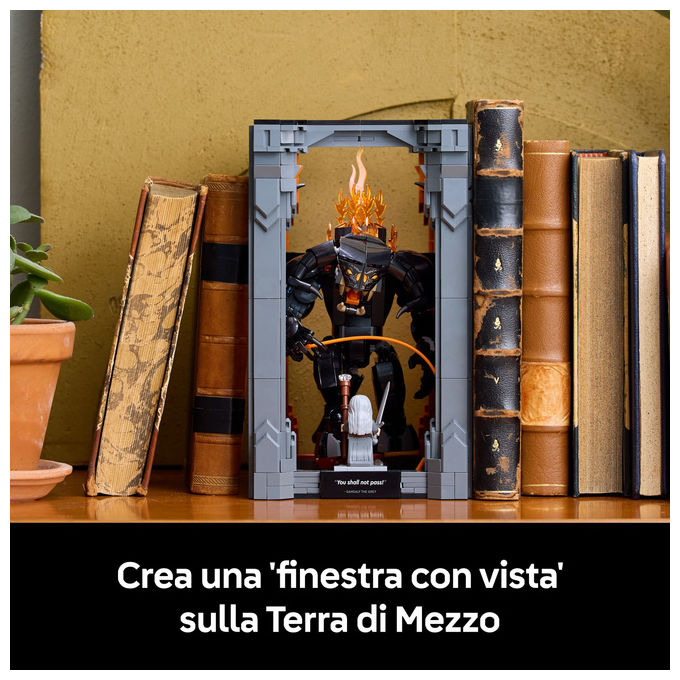 LEGO Icons Il Signore degli Anelli Book Nook del Balrog