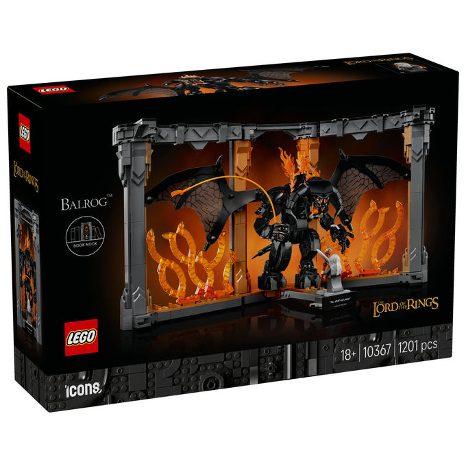 LEGO Icons Il Signore degli Anelli Book Nook del Balrog