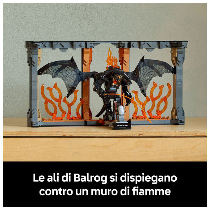 LEGO Icons Il Signore degli Anelli Book Nook del Balrog