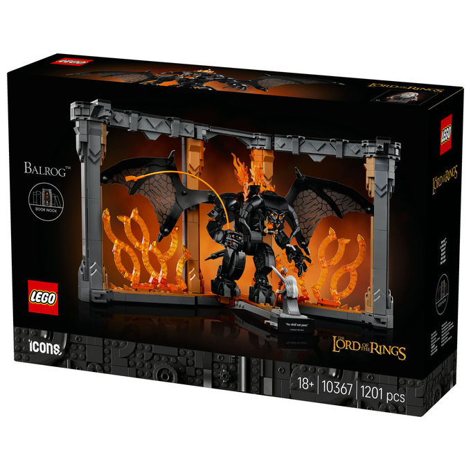 LEGO Icons Il Signore degli Anelli Book Nook del Balrog