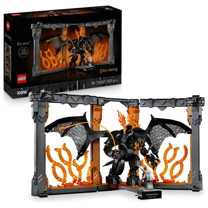LEGO Icons Il Signore degli Anelli Book Nook del Balrog