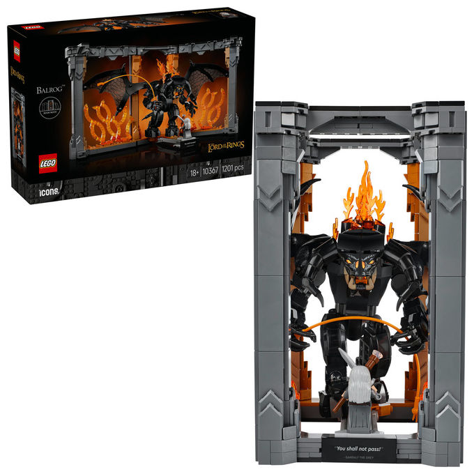 LEGO Icons Il Signore degli Anelli Book Nook del Balrog
