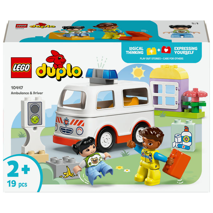 Lego Duplo Ambulanza e Autista Set Costruzioni
