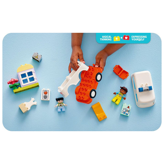 Lego Duplo Ambulanza e Autista Set Costruzioni