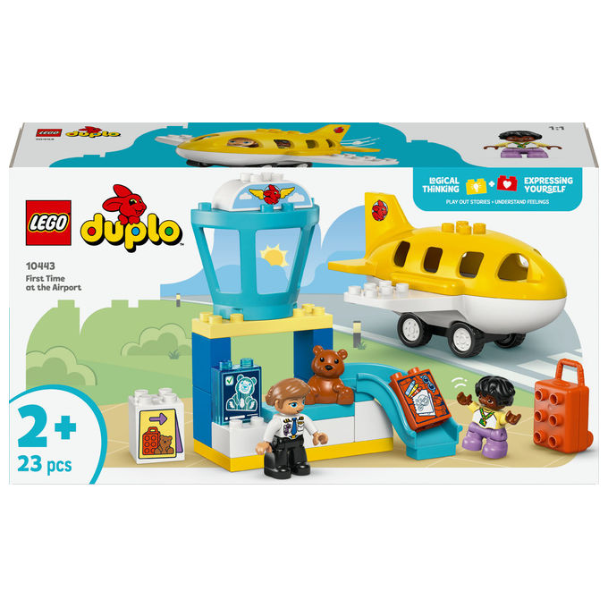 LEGO La Prima Volta in Aeroporto, Set Costruzioni per Bambini 2+ Anni