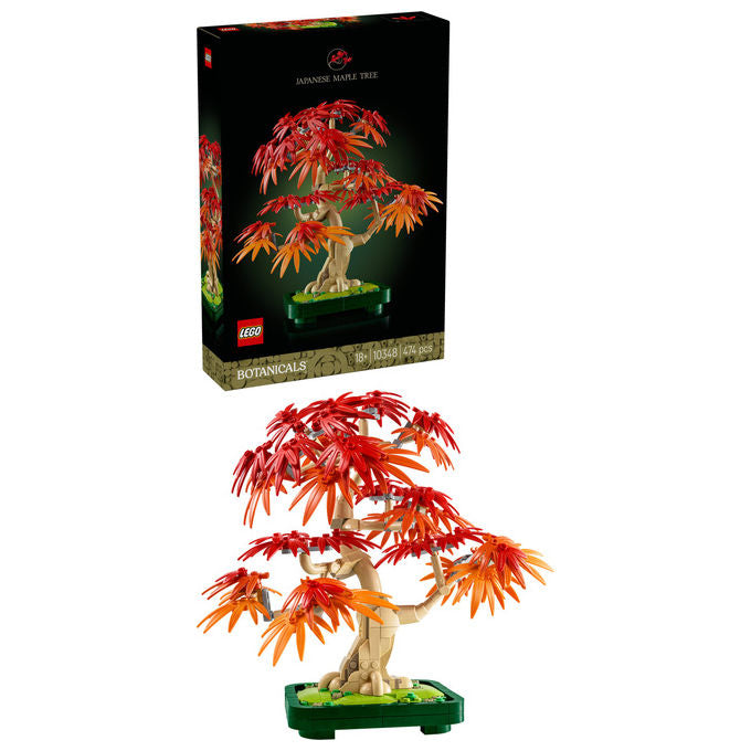 Lego Botanicals Bonsai Acero Rosso Giapponese, 474 Pezzi