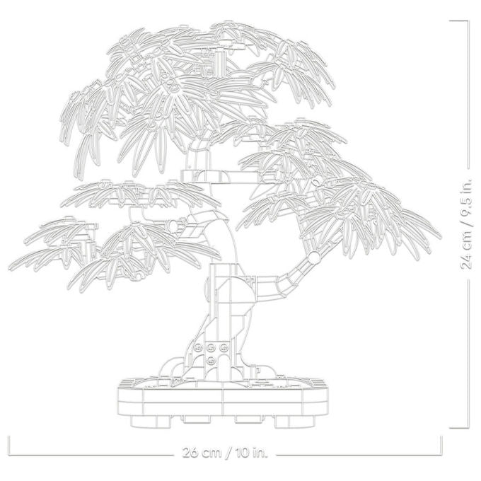 Lego Botanicals Bonsai Acero Rosso Giapponese, 474 Pezzi