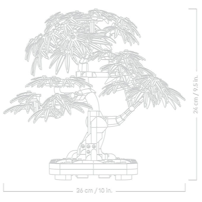 Lego Botanicals Bonsai Acero Rosso Giapponese, 474 Pezzi