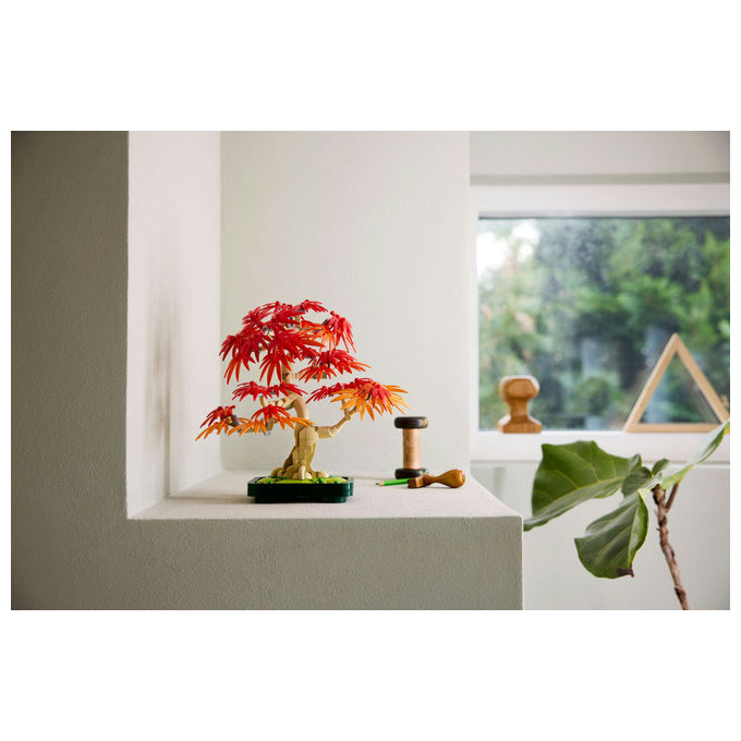 Lego Botanicals Bonsai Acero Rosso Giapponese, 474 Pezzi