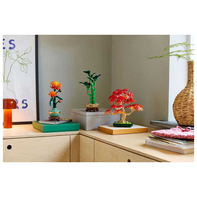 Lego Botanicals Bonsai Acero Rosso Giapponese, 474 Pezzi