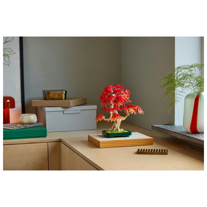 Lego Botanicals Bonsai Acero Rosso Giapponese, 474 Pezzi