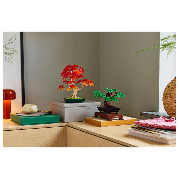 Lego Botanicals Bonsai Acero Rosso Giapponese, 474 Pezzi