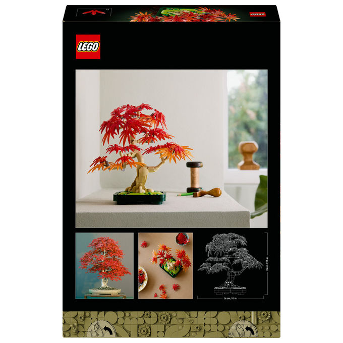 Lego Botanicals Bonsai Acero Rosso Giapponese, 474 Pezzi
