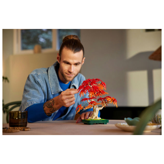 Lego Botanicals Bonsai Acero Rosso Giapponese, 474 Pezzi
