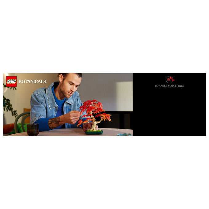 Lego Botanicals Bonsai Acero Rosso Giapponese, 474 Pezzi