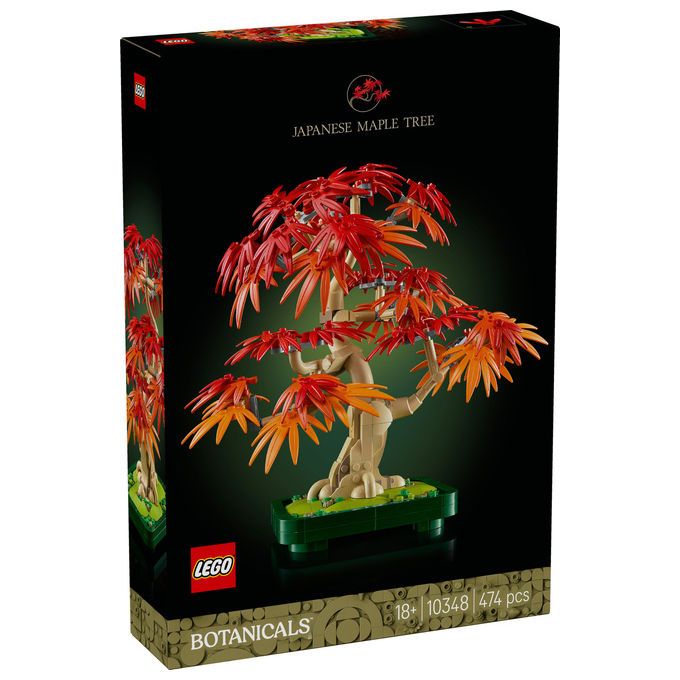 Lego Botanicals Bonsai Acero Rosso Giapponese, 474 Pezzi