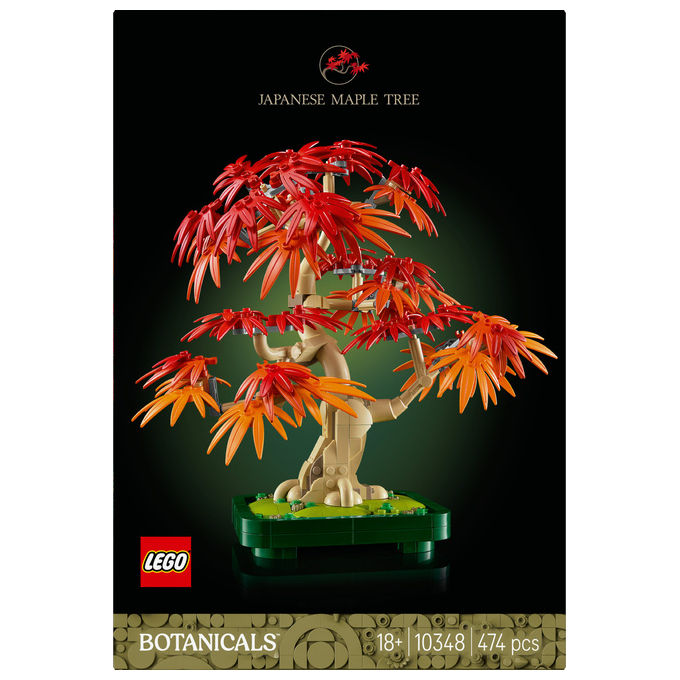 Lego Botanicals Bonsai Acero Rosso Giapponese, 474 Pezzi