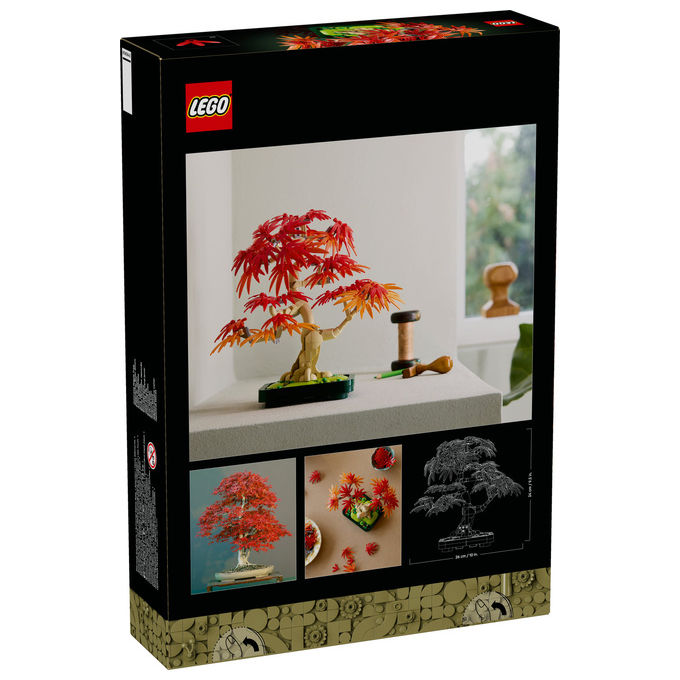 Lego Botanicals Bonsai Acero Rosso Giapponese, 474 Pezzi