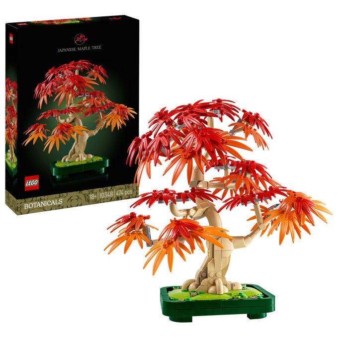 Lego Botanicals Bonsai Acero Rosso Giapponese, 474 Pezzi