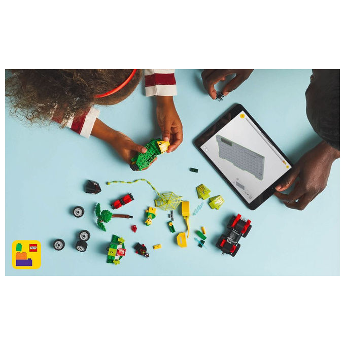 LEGO Spidey Inseguimento sui Dino-Veicoli di Spin ed Electro