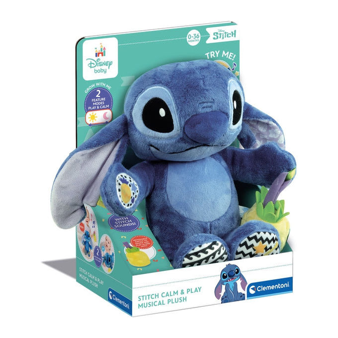 Clementoni Disney Baby Stitch Peluche Musicale