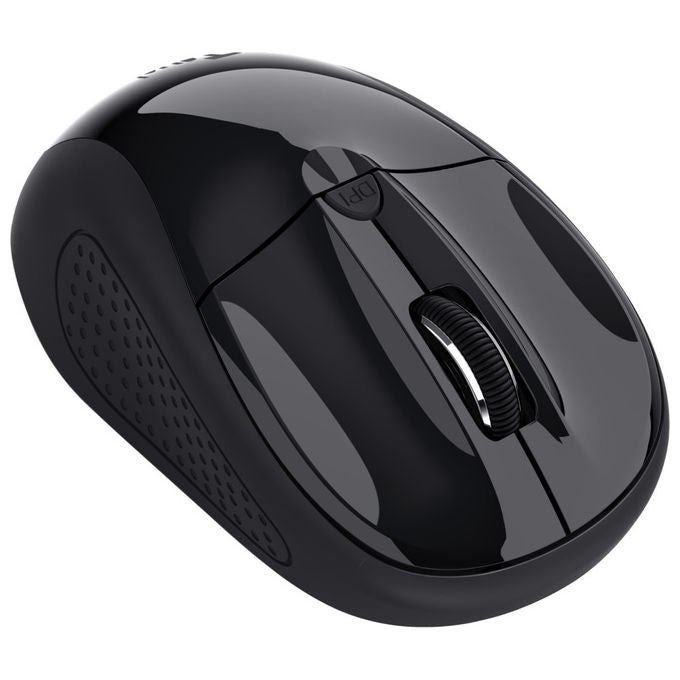Trust Mouse Wireless Ottico 1600 DPI Ambidestro Nero