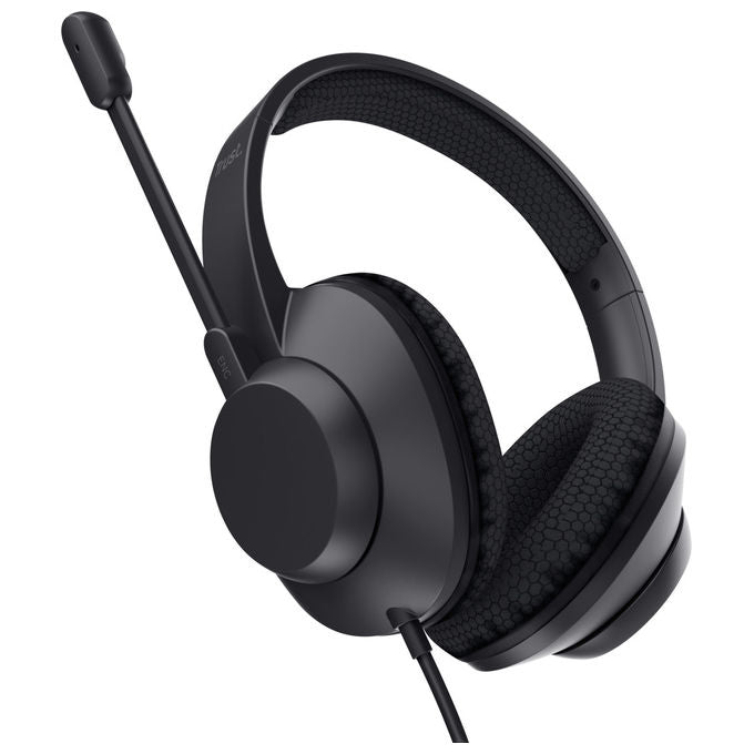 Trust Ayda Max Cuffie Cablate Over-Ear per Musica Nero