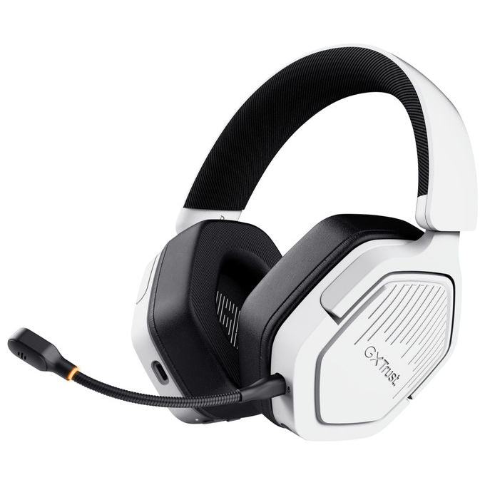 Trust GXT 493W Carus Cuffie Gaming Bluetooth Bianco